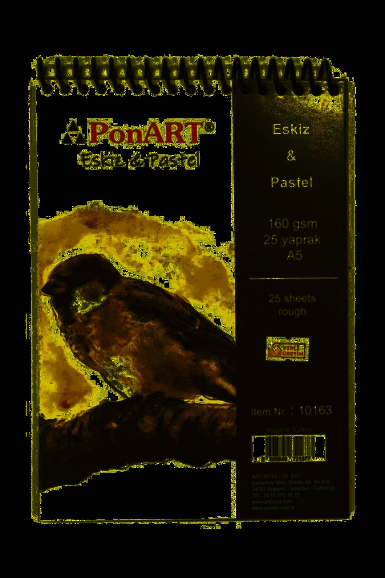 PONART ESKİZ&PASTEL BLOK A5 160 GR 25 YAPRAK