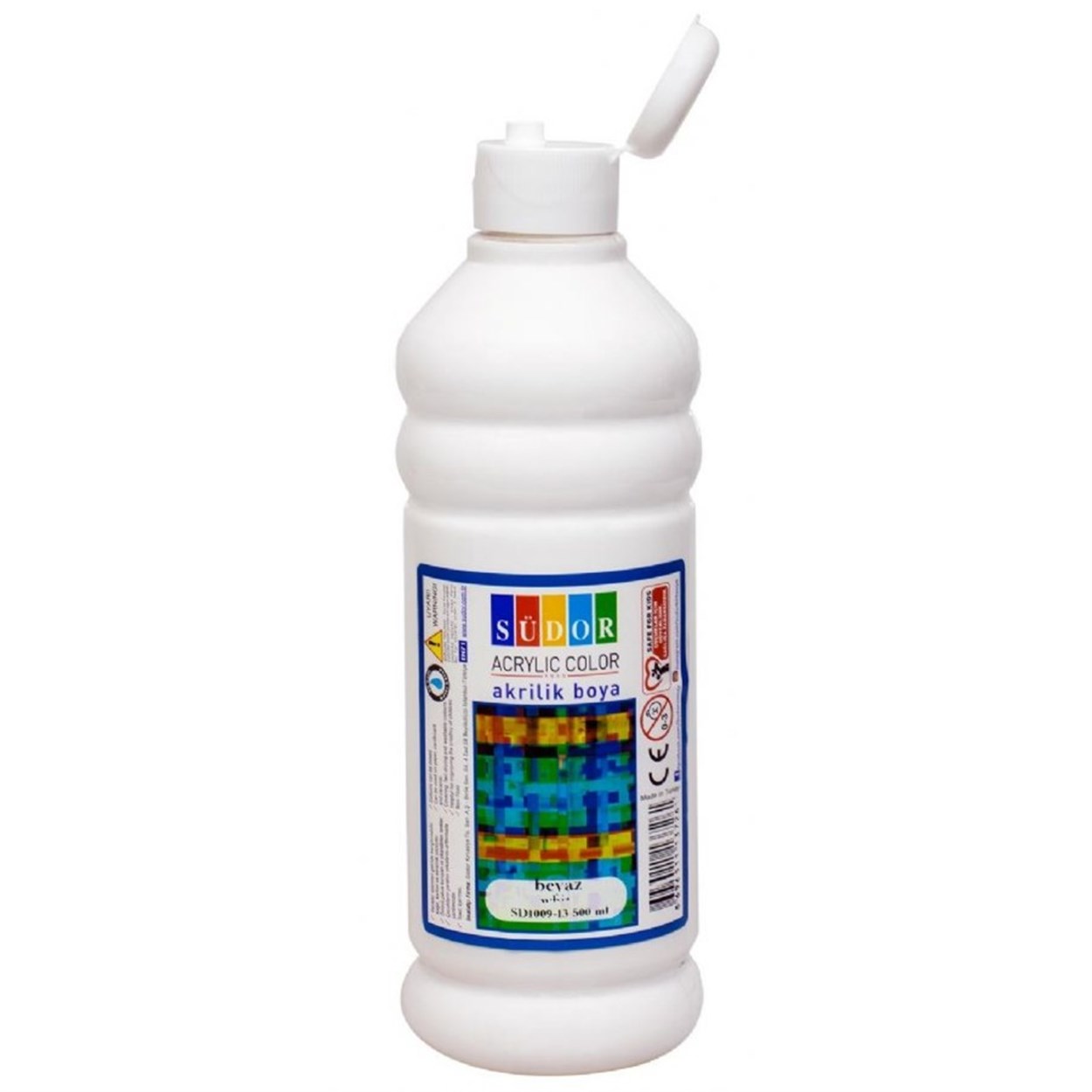 SÜDOR AKRİLİK BOYA 500 ML BEYAZ
