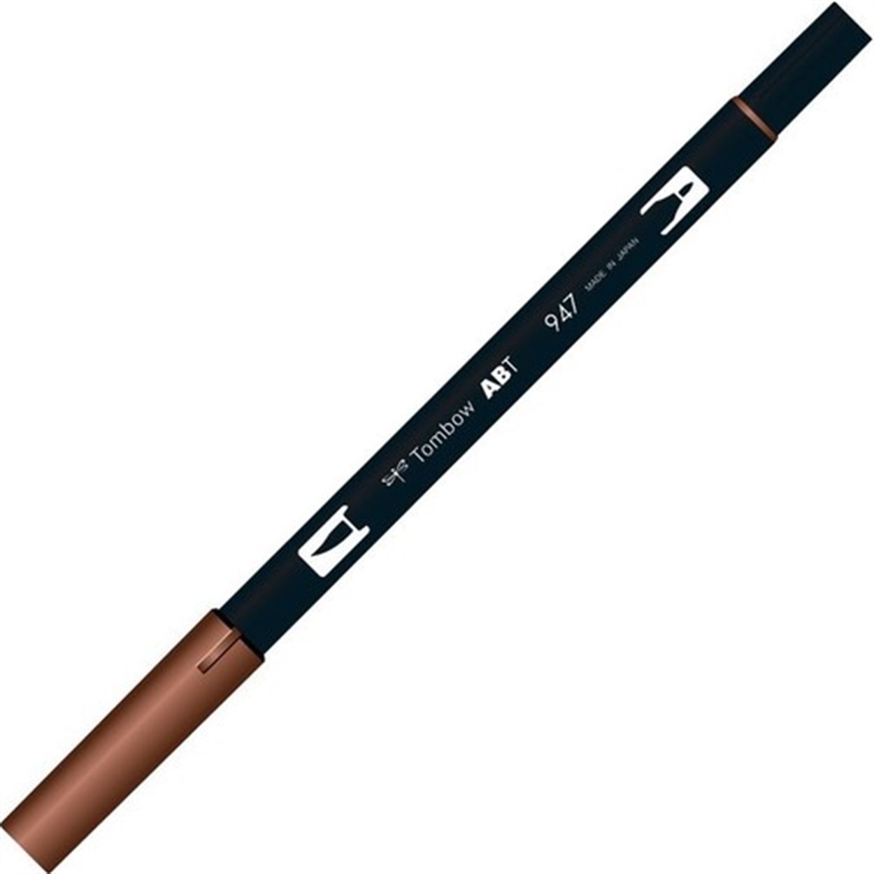 Tombow AB-T Dual Brush Grafik Kalemi Burnt Sienna 947