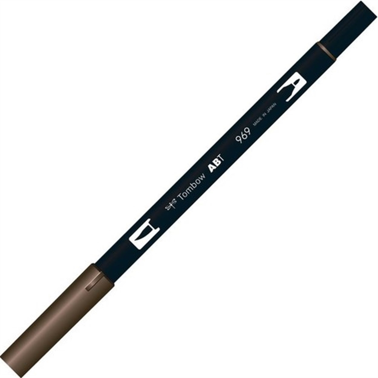 Tombow AB-T Dual Brush Grafik Kalemi Chocolate 969