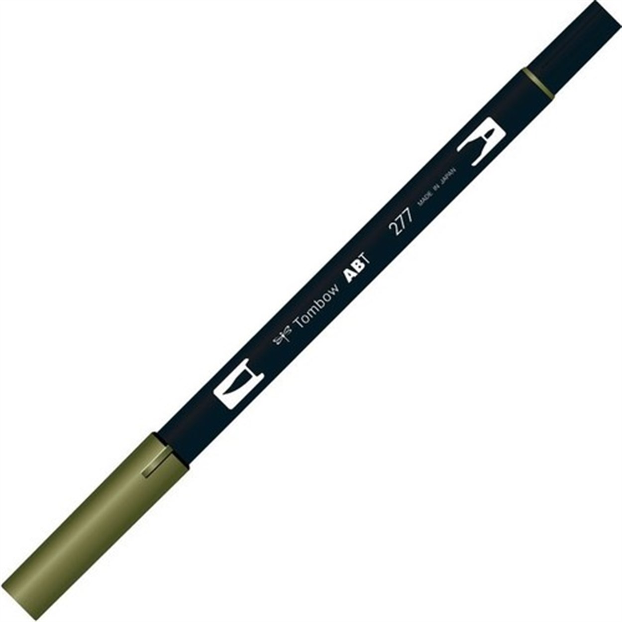 Tombow AB-T Dual Brush Grafik Kalemi Dark Green 277