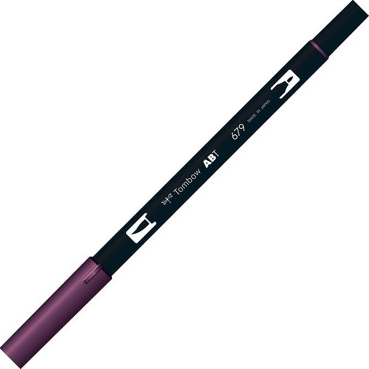 Tombow AB-T Dual Brush Grafik Kalemi Dark Plum 679