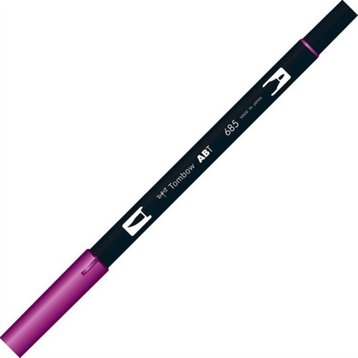 Tombow AB-T Dual Brush Grafik Kalemi Deep Magenta 685