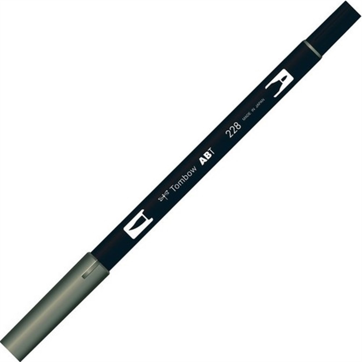 Tombow AB-T Dual Brush Grafik Kalemi Gray Green 228
