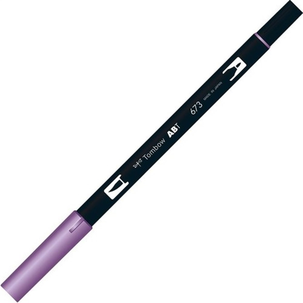 Tombow AB-T Dual Brush Grafik Kalemi Orchid 673