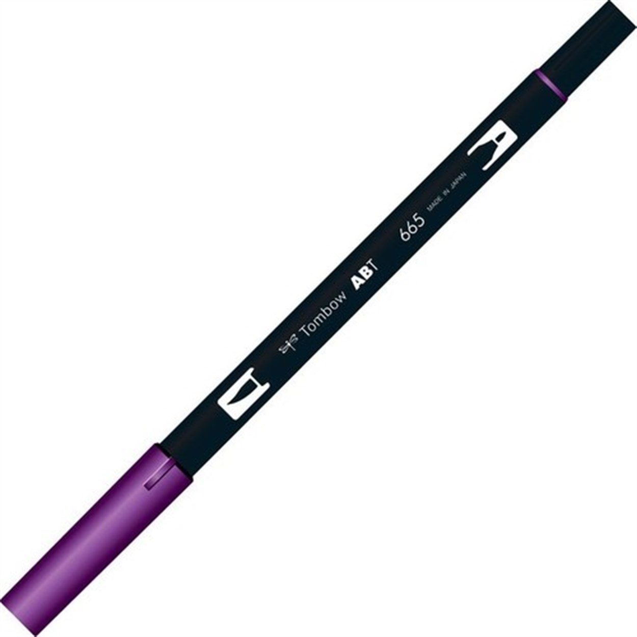 Tombow AB-T Dual Brush Grafik Kalemi Purple 665