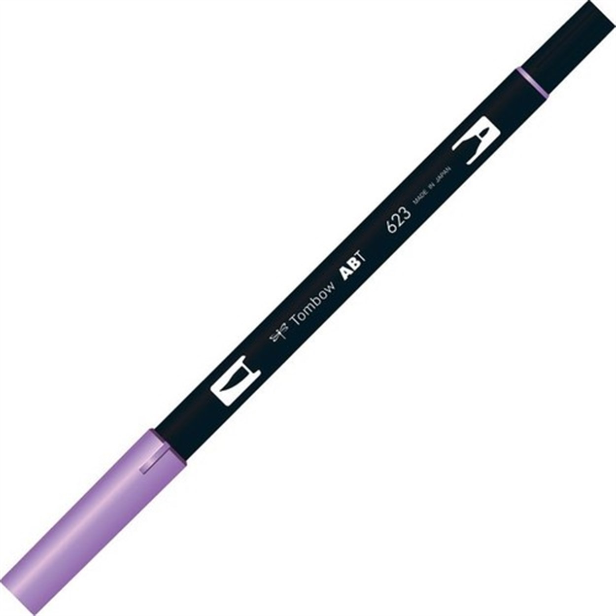 Tombow AB-T Dual Brush Grafik Kalemi Purple Sage 623