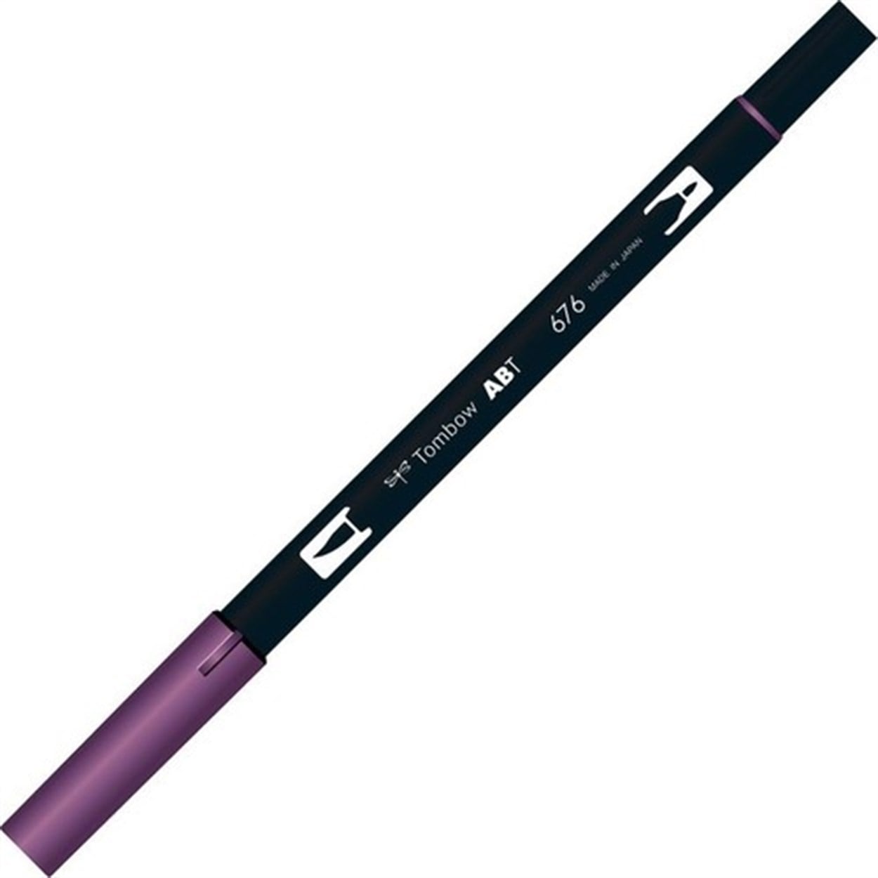 Tombow AB-T Dual Brush Grafik Kalemi Royal Purple 676