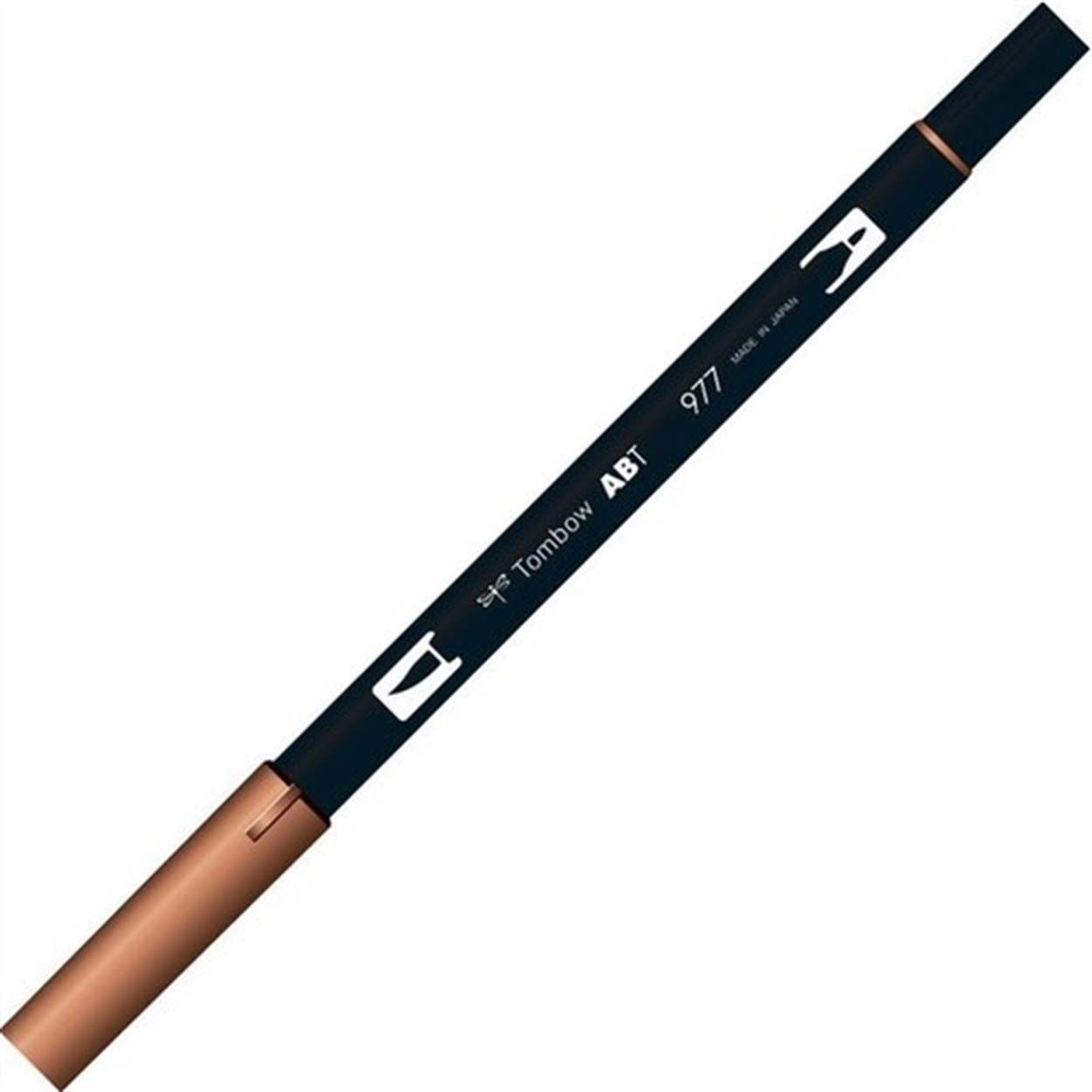Tombow AB-T Dual Brush Grafik Kalemi Saddle Brown 977