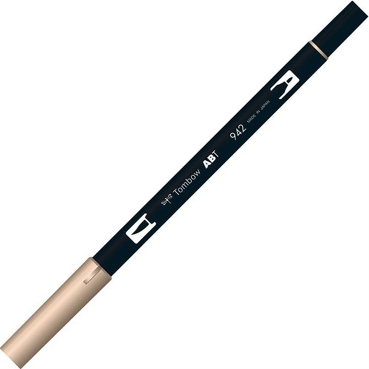 Tombow AB-T Dual Brush Grafik Kalemi Tan 942
