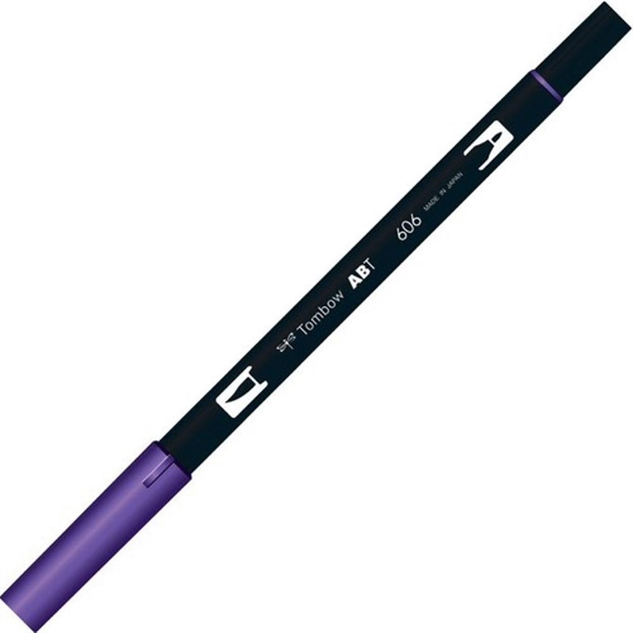 Tombow AB-T Dual Brush Grafik Kalemi Violet 606