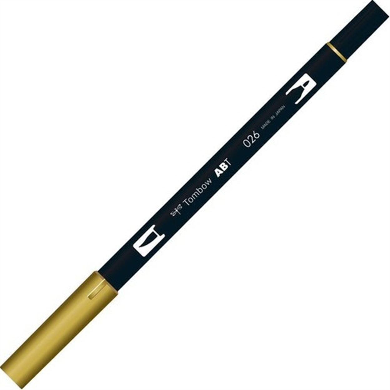 Tombow AB-T Dual Brush Grafik Kalemi Yellow Gold 026