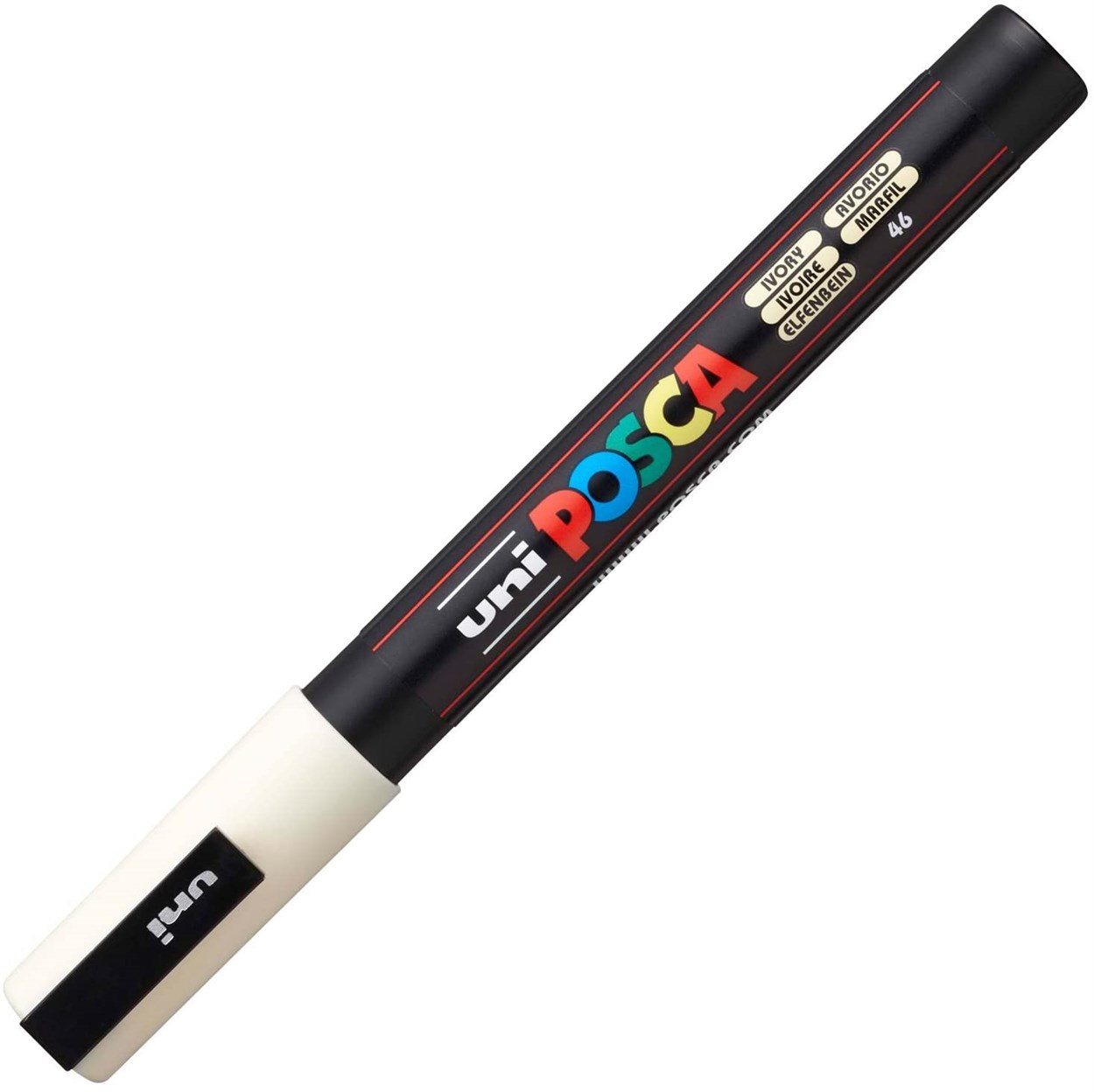Uni POSCA 0.9-1.3 Su Bazlı Poster Markörü Fildişi