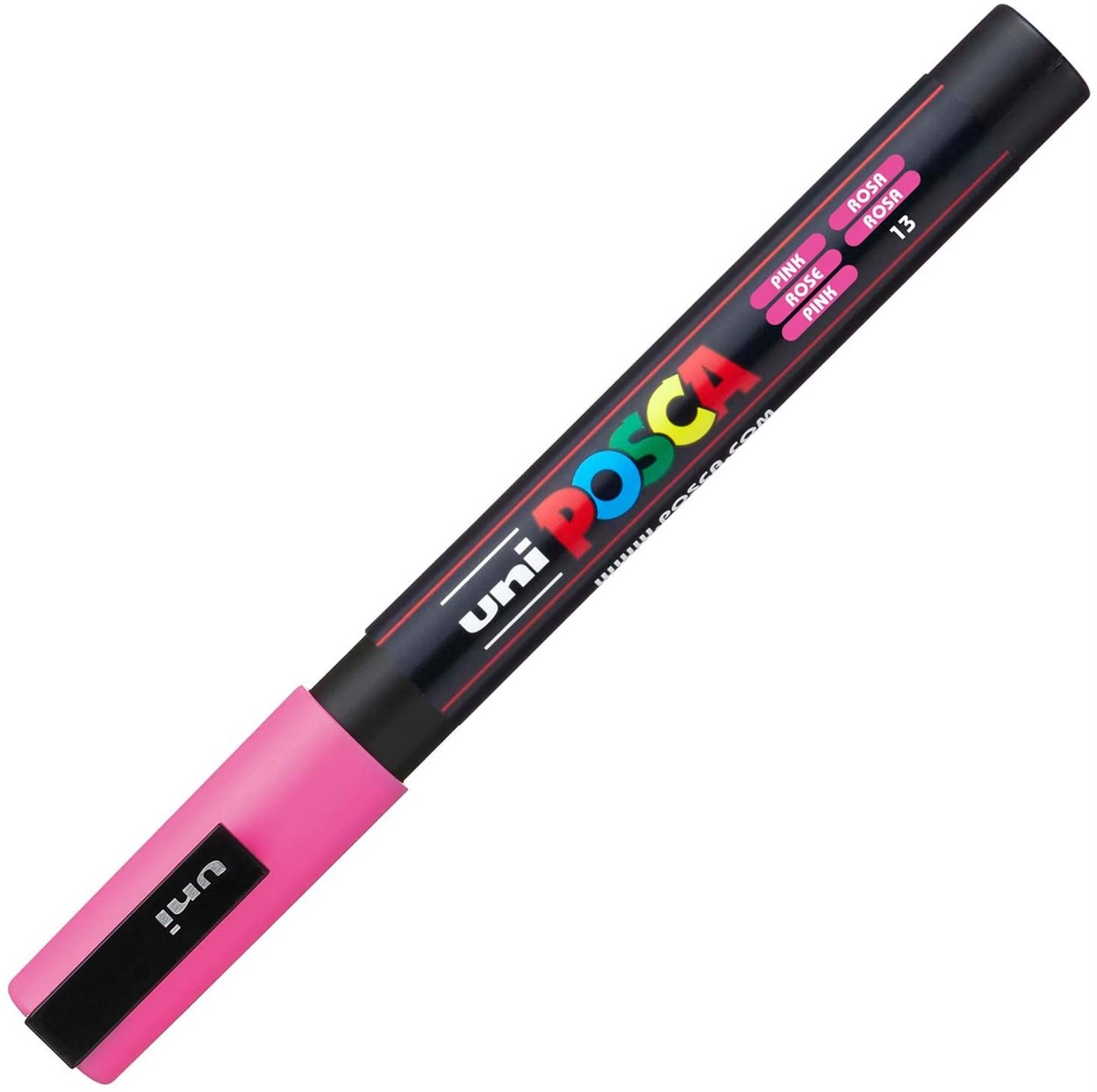 Uni POSCA 0.9-1.3 Su Bazlı Poster Markörü Pembe