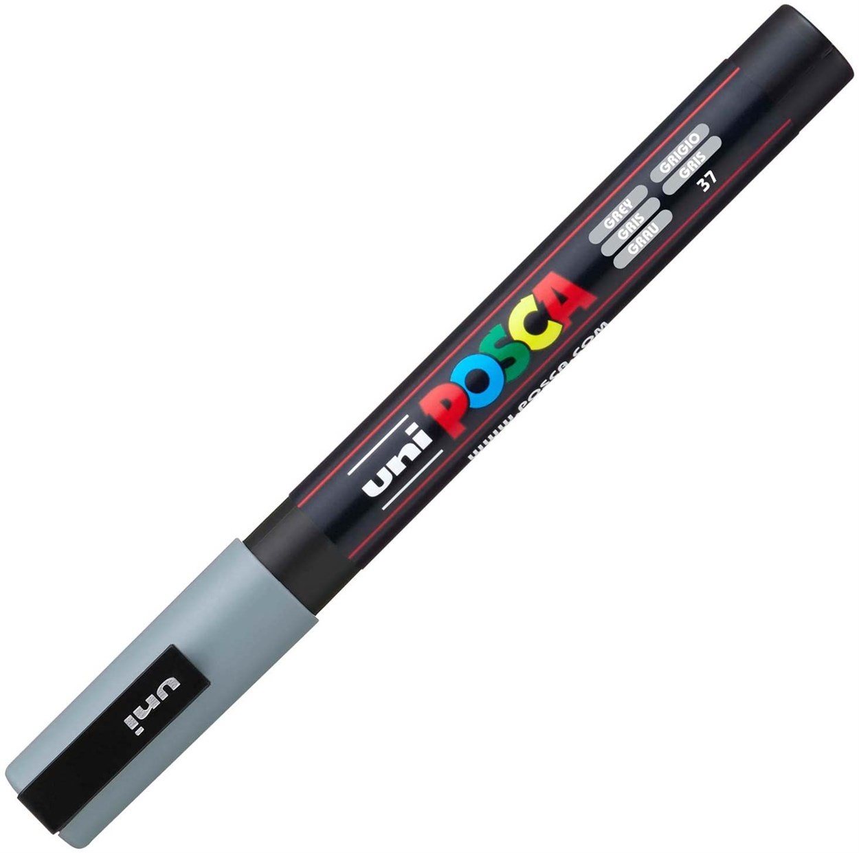 Uni POSCA 0.9-1.3 Su Bazlı Poster Markörü Gri