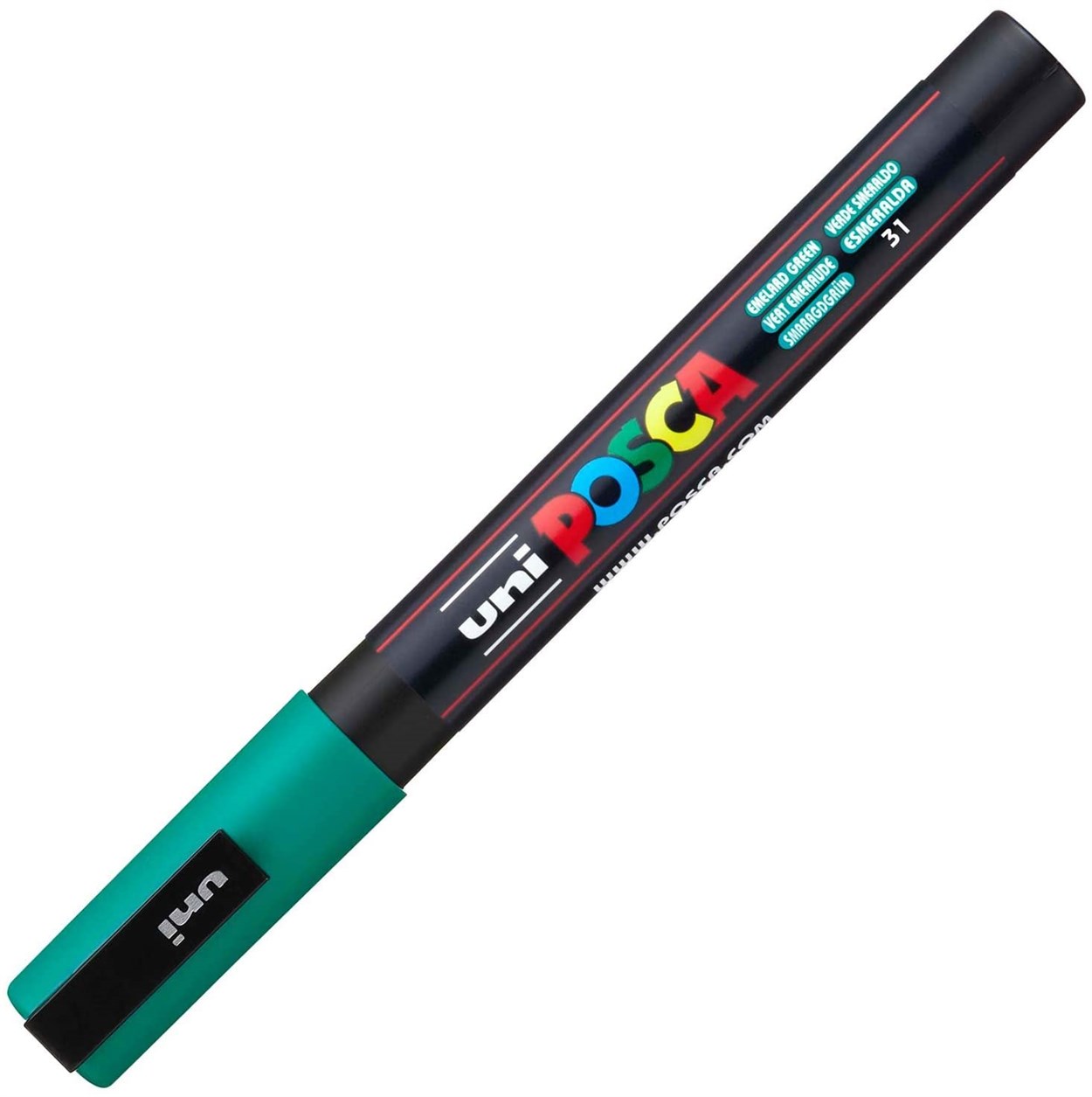 Uni POSCA 0.9-1.3 SuBazlıPosterMarkörüZümrütYeşili