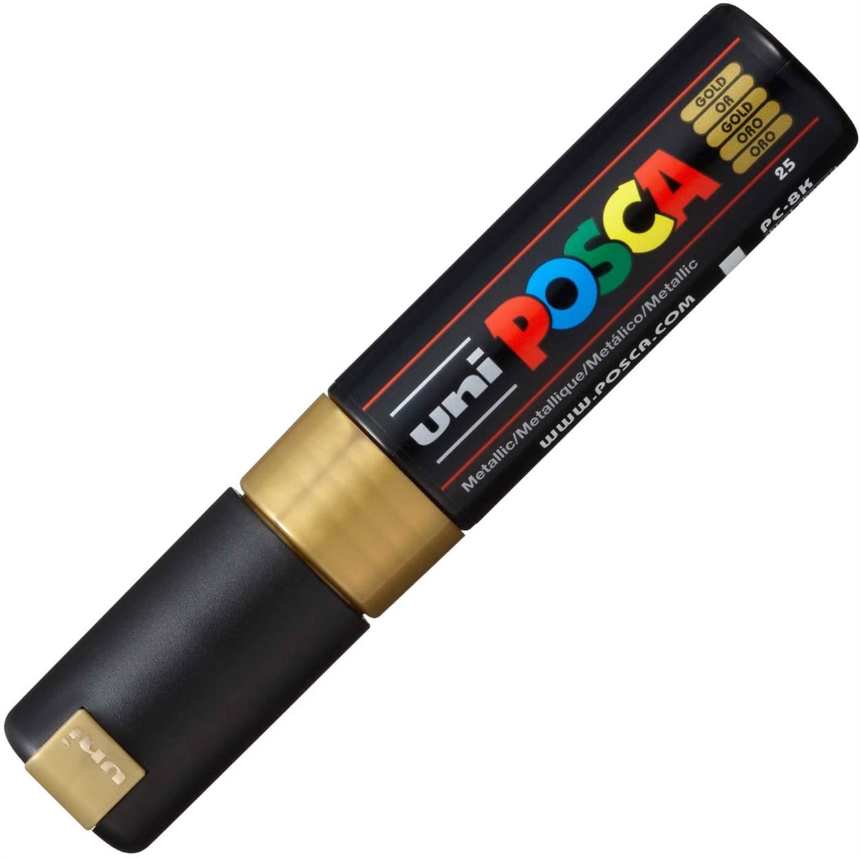 Uni POSCA 8.0 Su Bazlı Poster Markörü Altın