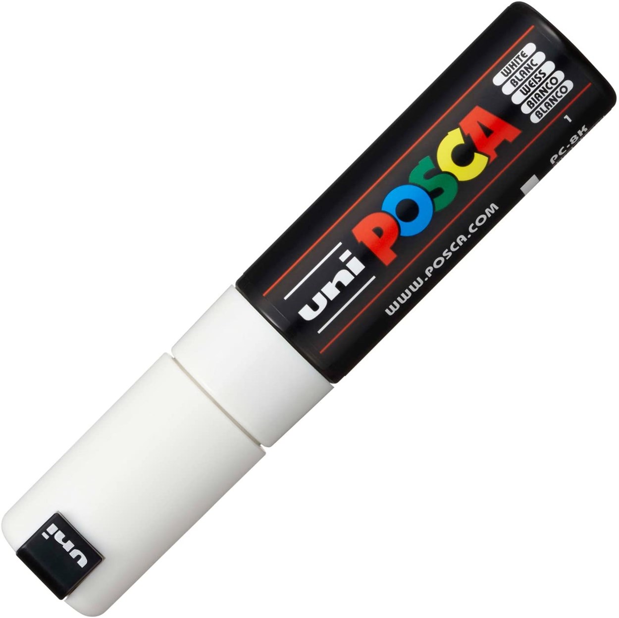 Uni POSCA 8.0 Su Bazlı Poster Markörü Beyaz