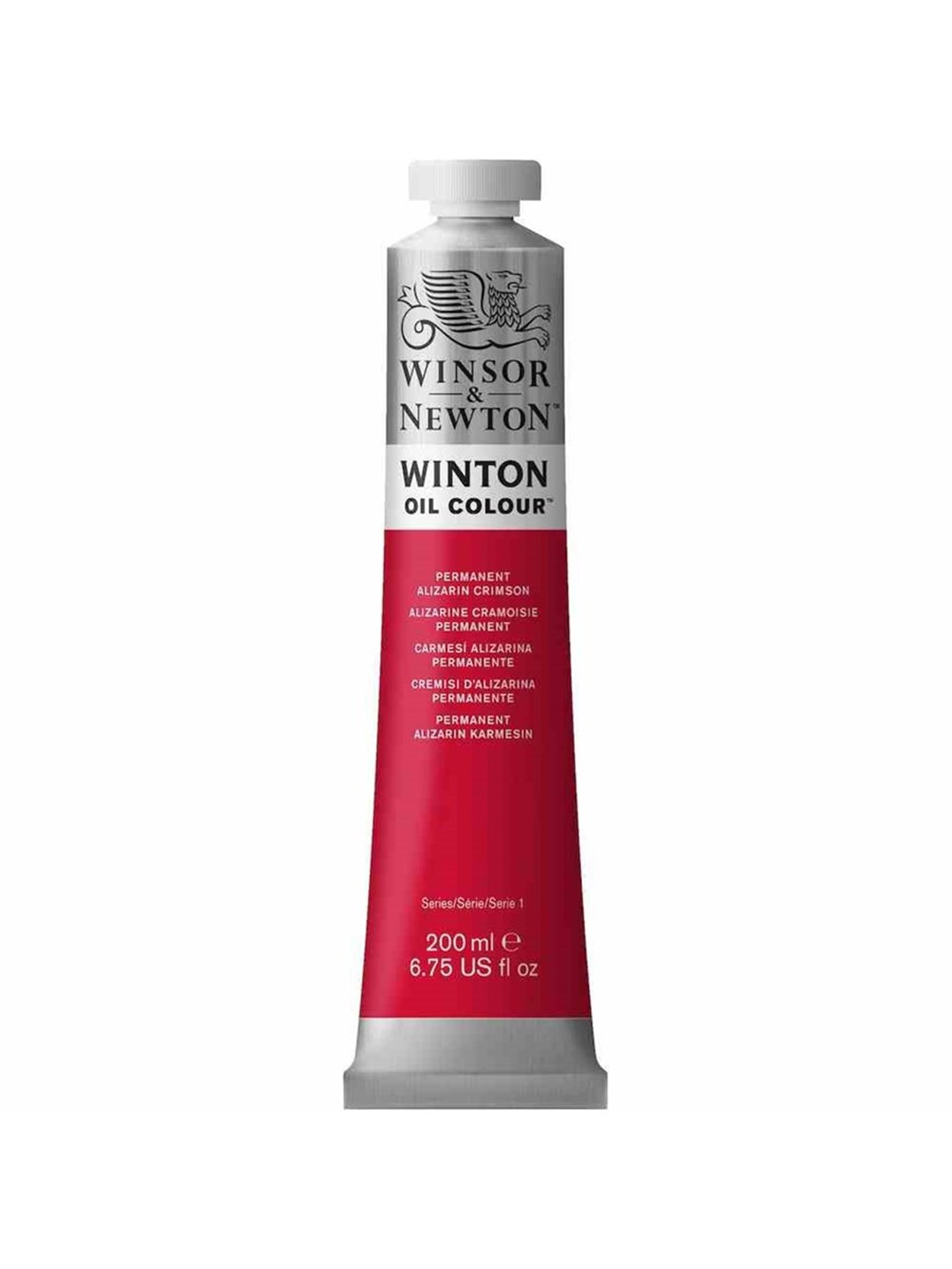 Winsor Newton Winton Yağlı Boya 200ml Perm.Aliz.Crimson 468 (1)