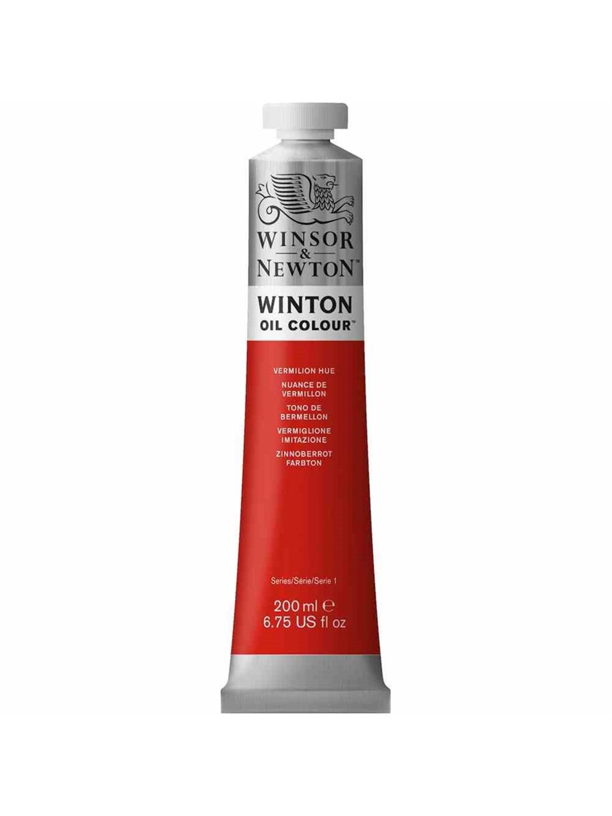 Winsor Newton Winton Yağlı Boya 200ml Vermilion Hue 682 (42)