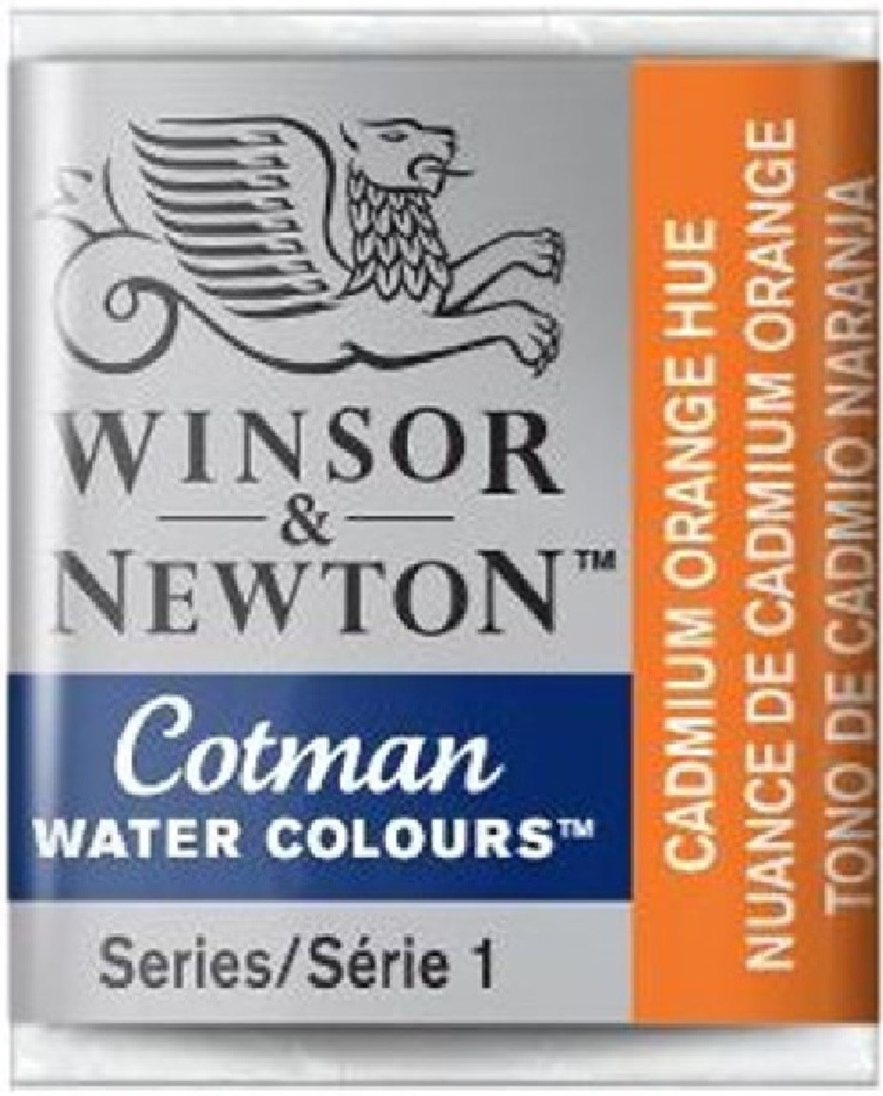 Winsor&Newton Cotman Sulu Boya Yarım Tablet Cadmium Orange Hue 090