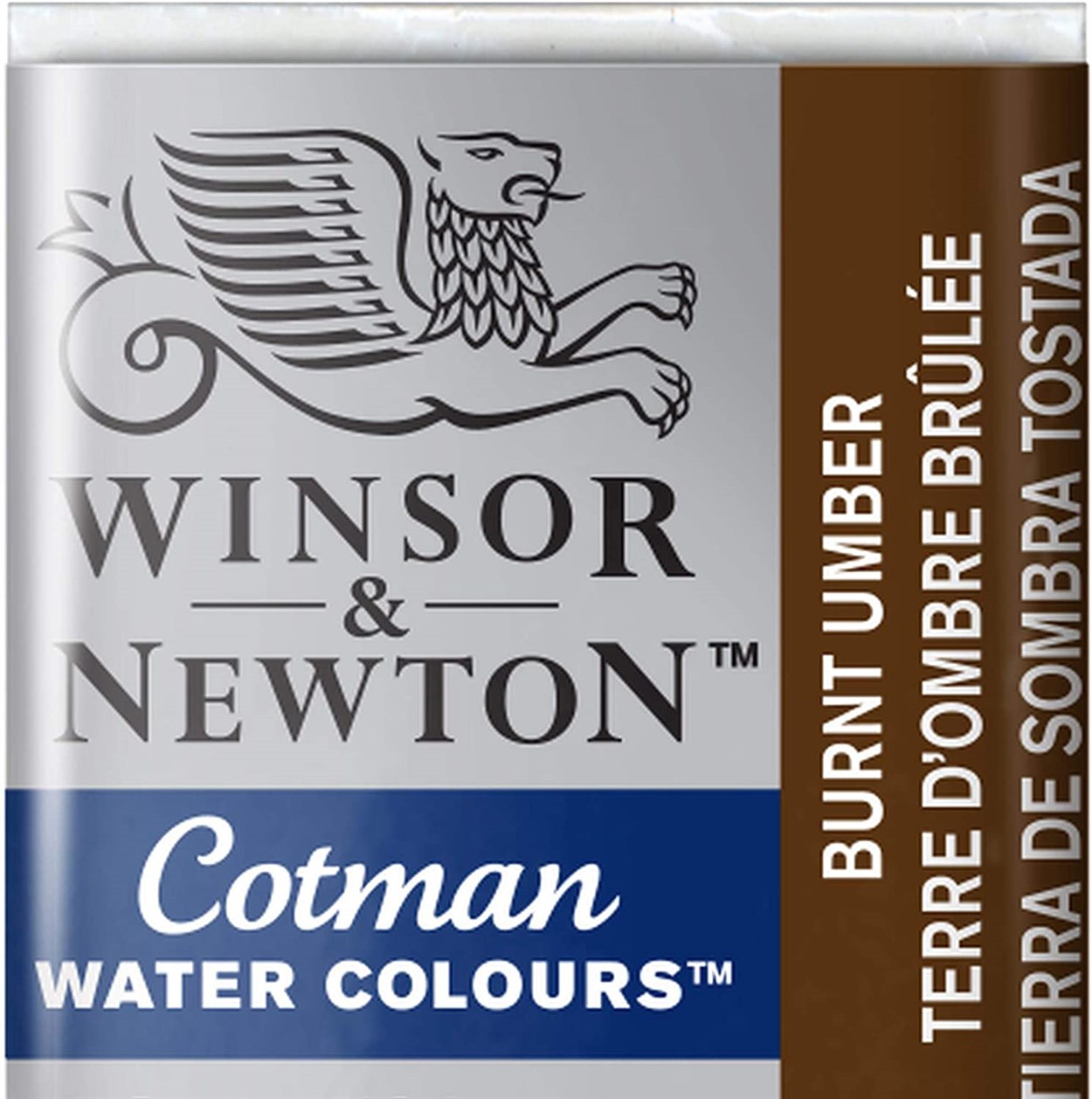 Winsor&Newton Cotman Sulu Boya Yarım Tablet Burnt Umber 076