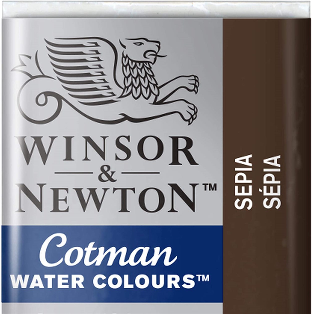 Winsor&Newton Cotman Sulu Boya Yarım Tablet Sepia 609
