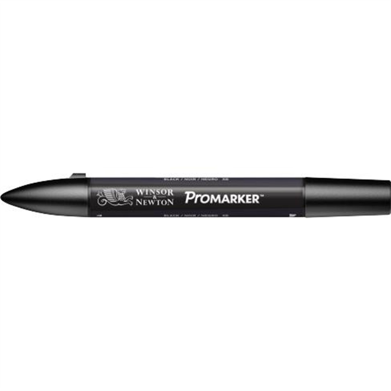 Winsor&Newton Promarker Çift Uçlu Kalem Black 030 (XB)
