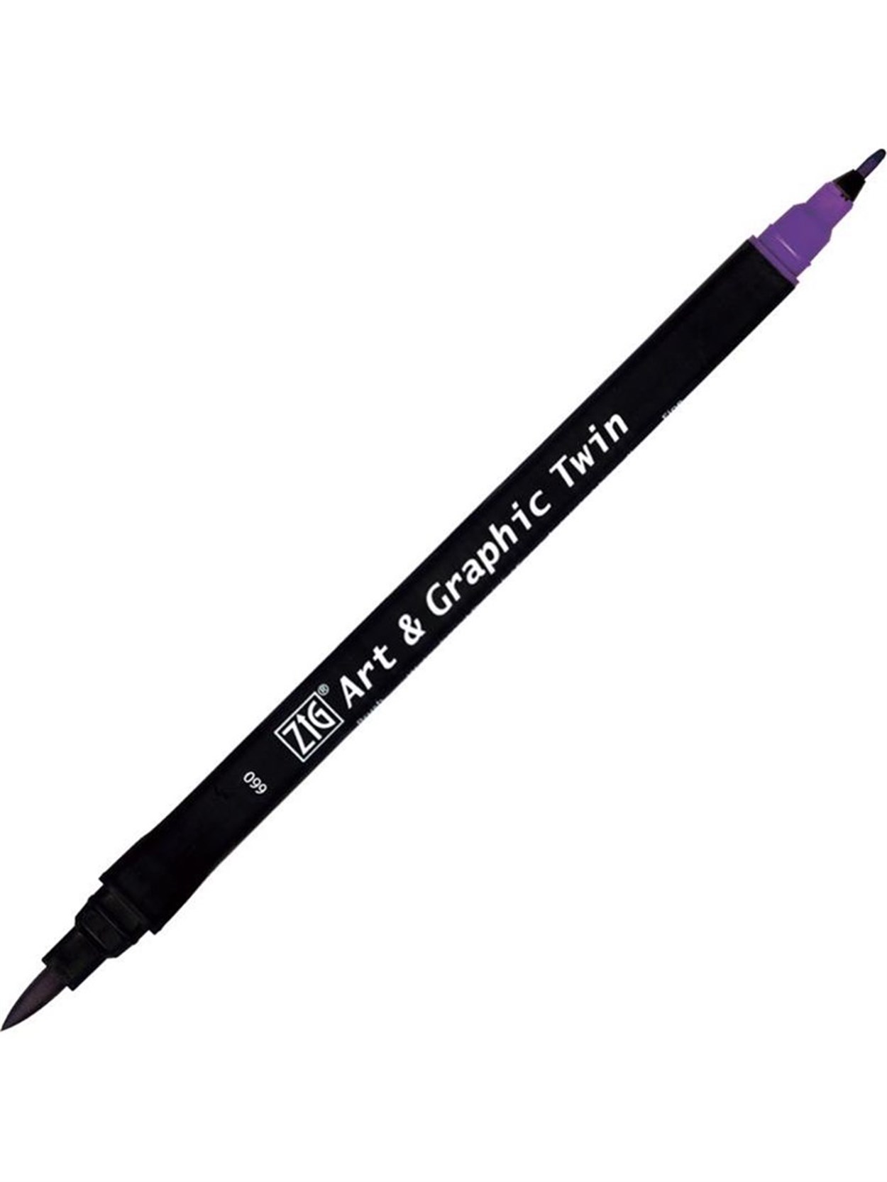 ZIG ART&GRAPHIC TWIN ÇİFT UÇLU ÇİZİM KALEMİ TUT-80 660 DEEP VIOLET
