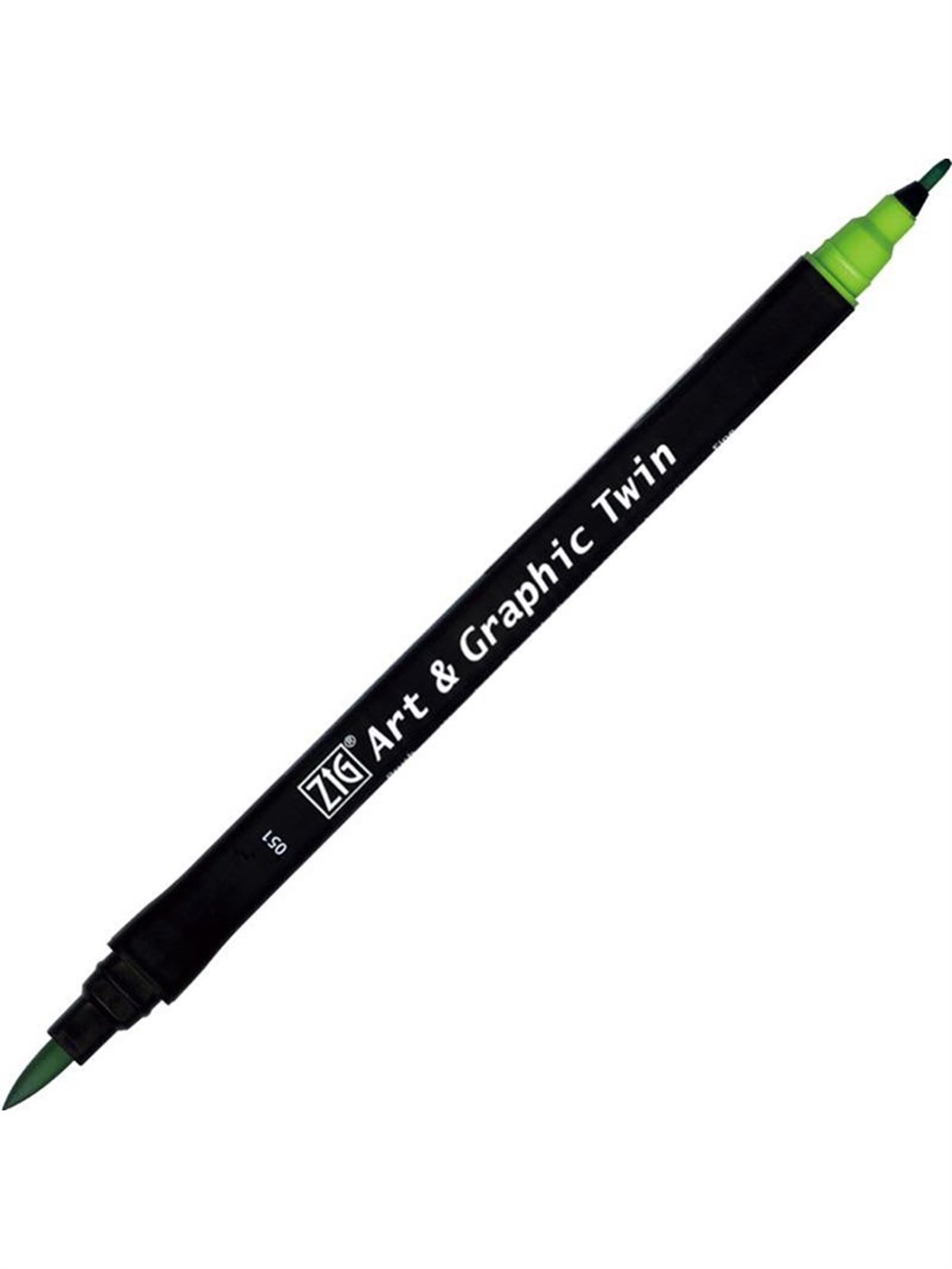 ZIG ART&GRAPHIC TWIN ÇİFT UÇLU ÇİZİM KALEMİ TUT-80 51 MAY GREEN