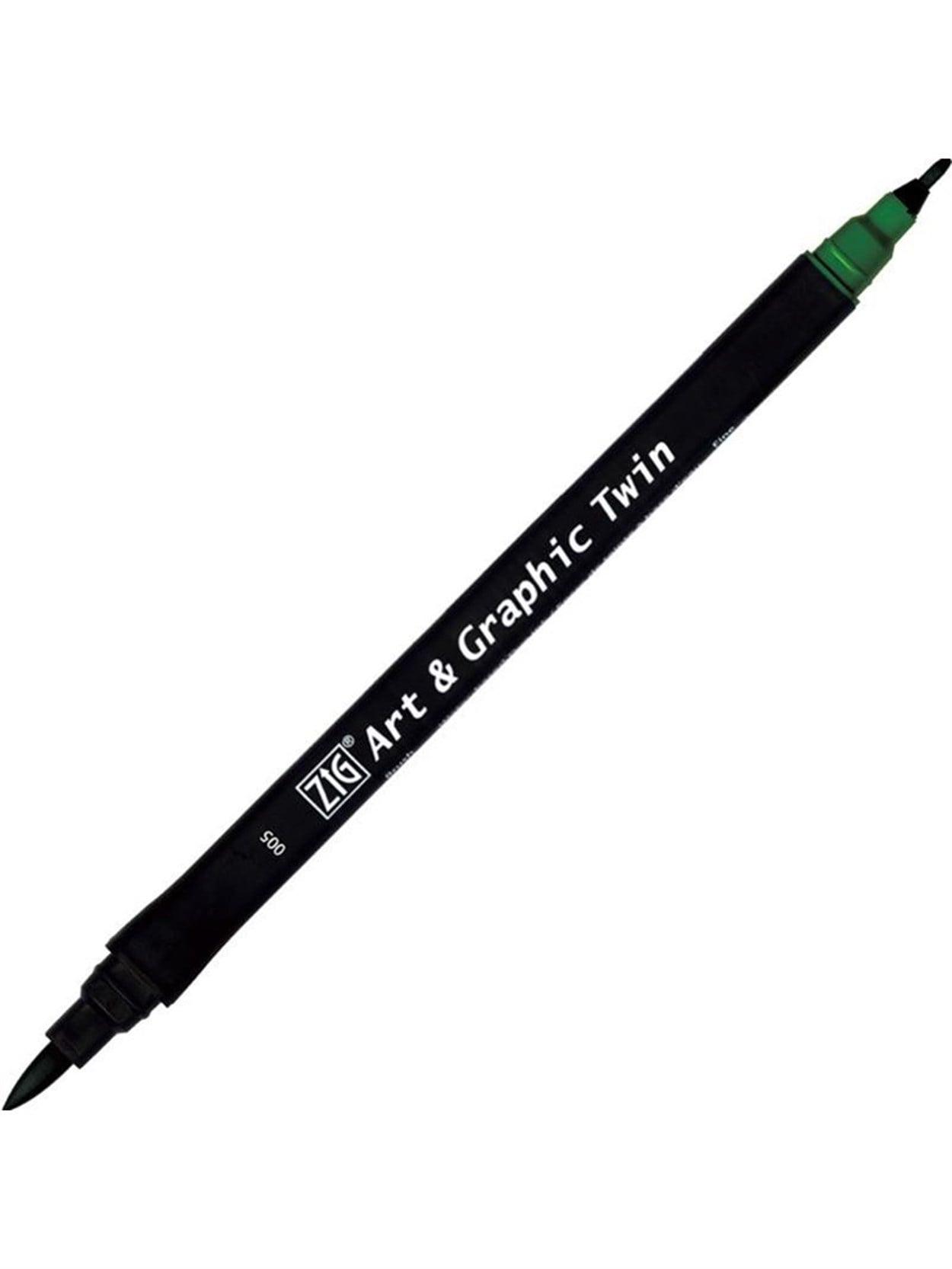 ZIG ART&GRAPHIC TWIN ÇİFT UÇLU ÇİZİM KALEMİ TUT-80 5 GREEN