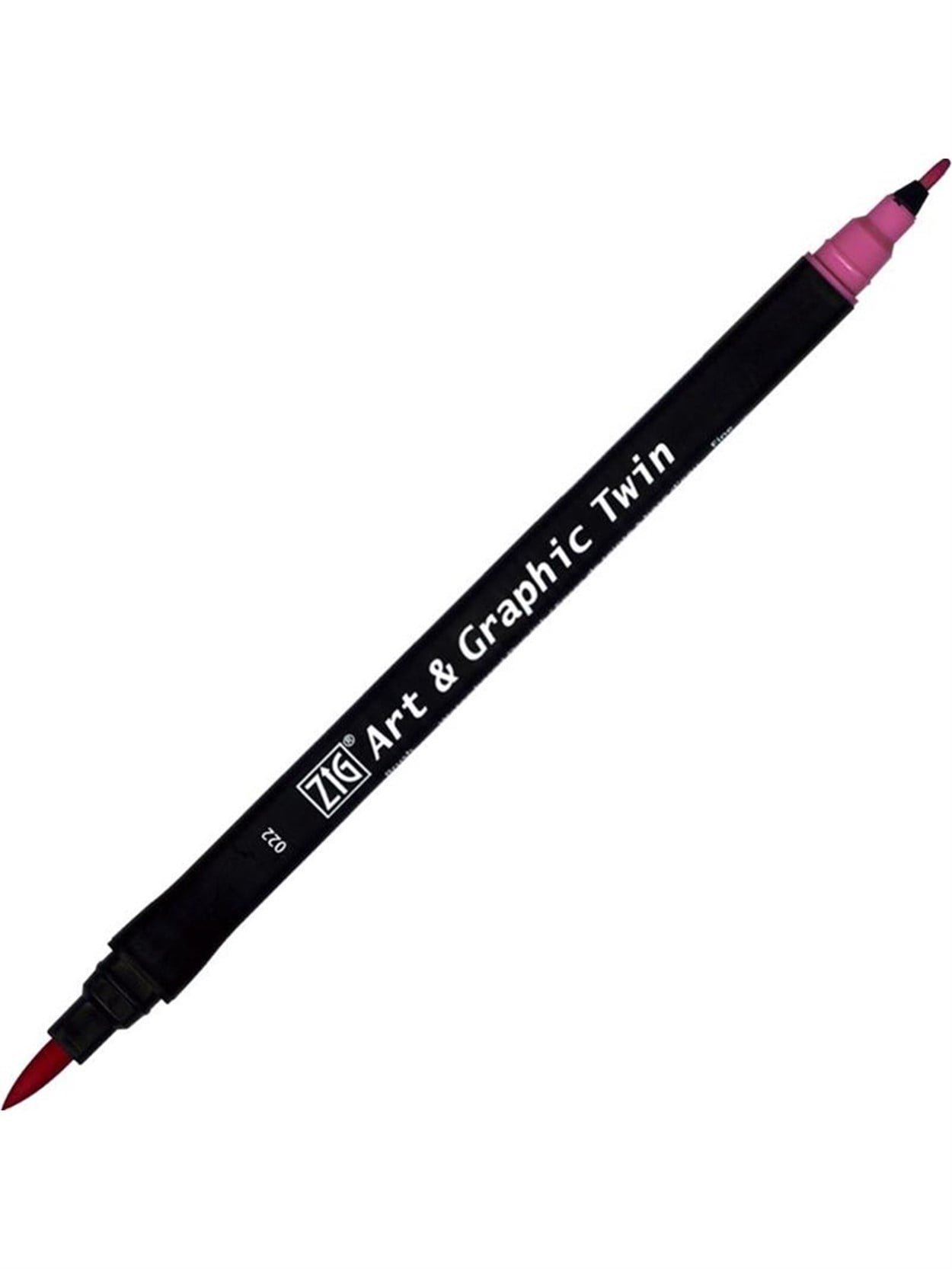 ZIG ART&GRAPHIC TWIN ÇİFT UÇLU ÇİZİM KALEMİ TUT-80 22 DARK PINK