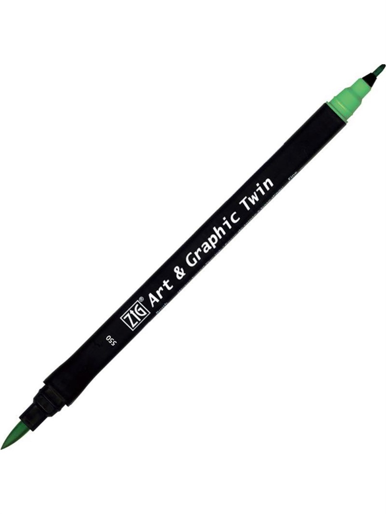 ZIG ART&GRAPHIC TWIN ÇİFT UÇLU ÇİZİM KALEMİ TUT-80 550 EMERALD GREEN