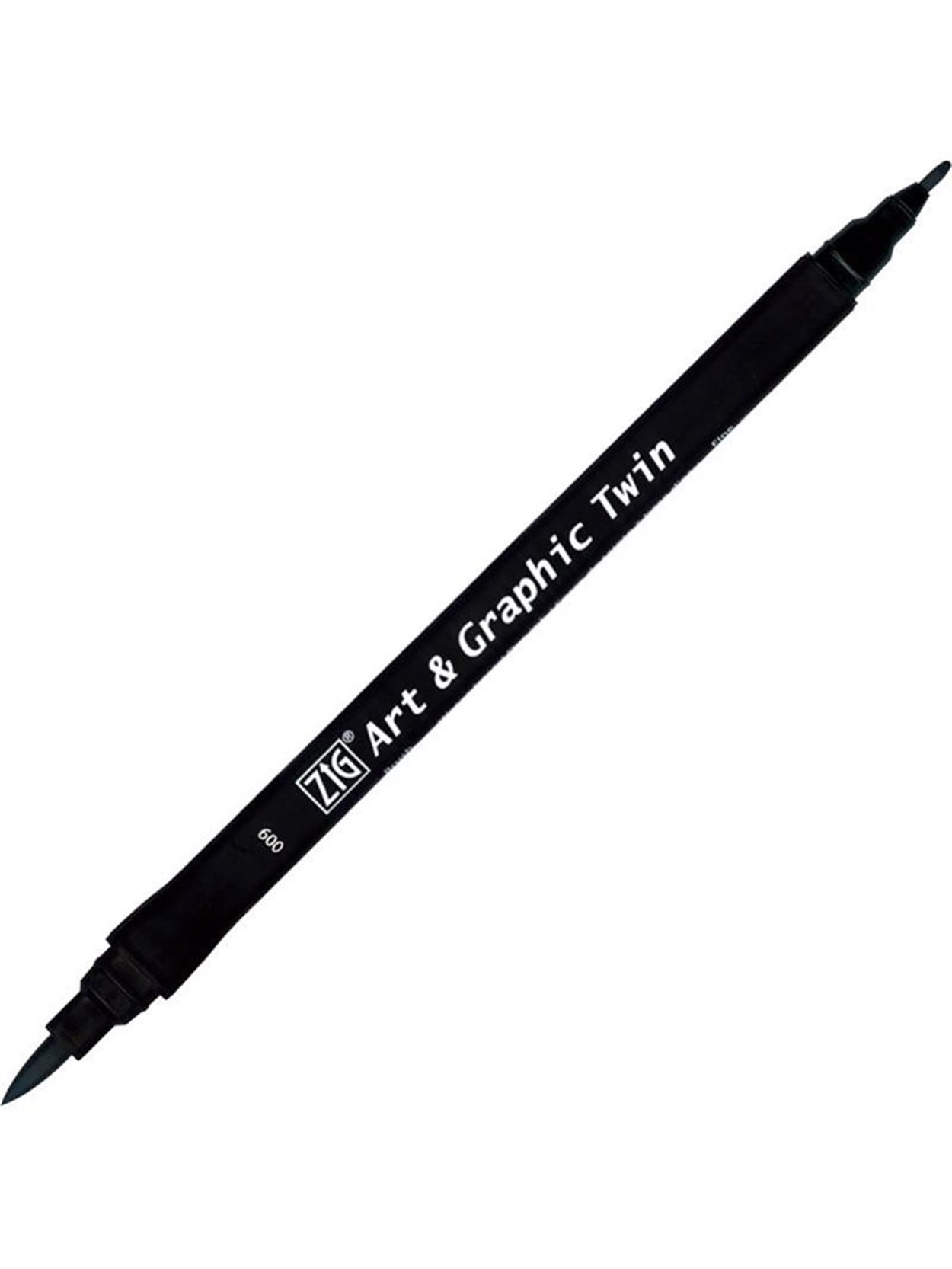 ZIG ART&GRAPHIC TWIN ÇİFT UÇLU ÇİZİM KALEMİ TUT-80 9 BLACK