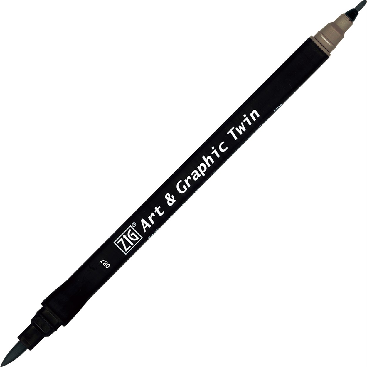ZIG ART&GRAPHIC TWIN ÇİFT UÇLU ÇİZİM KALEMİ TUT-80 87 GRAY BROWN