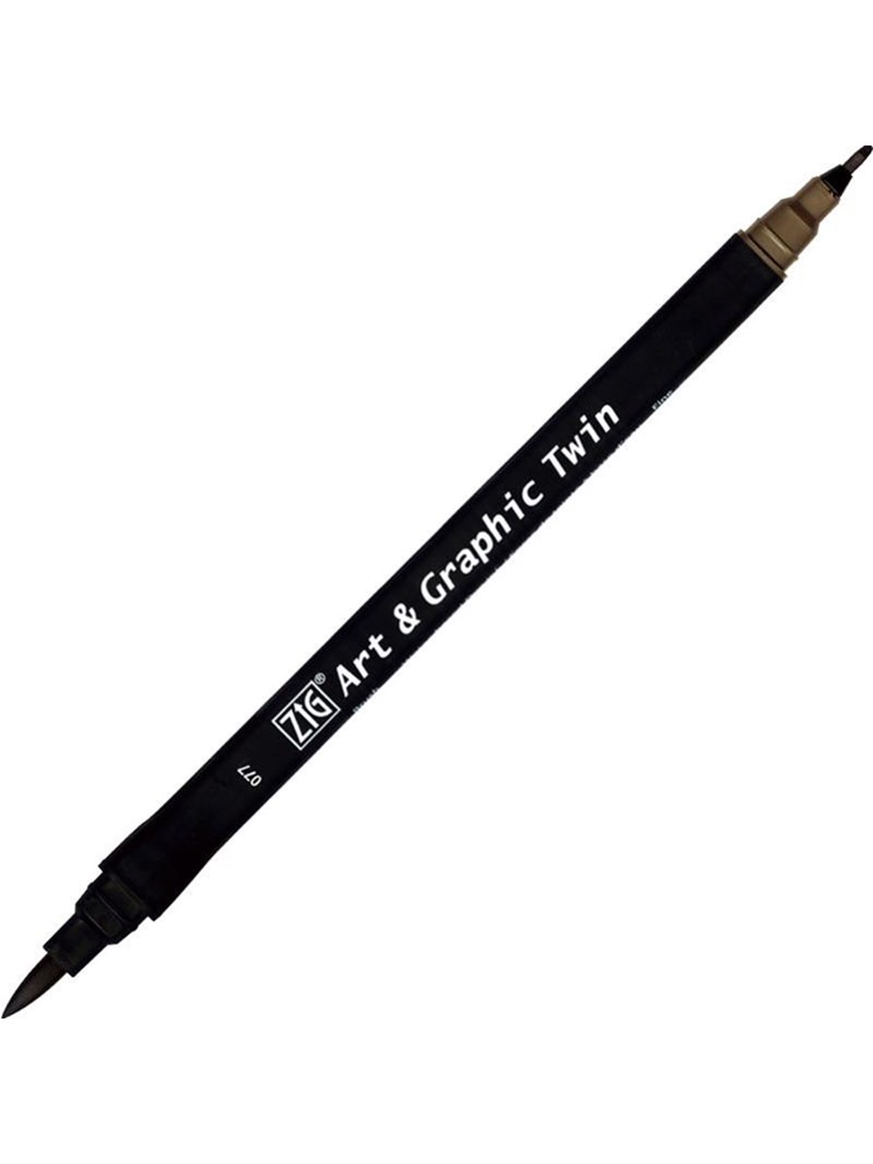 ZIG ART&GRAPHIC TWIN ÇİFT UÇLU ÇİZİM KALEMİ TUT-80 77 DEEP BROWN