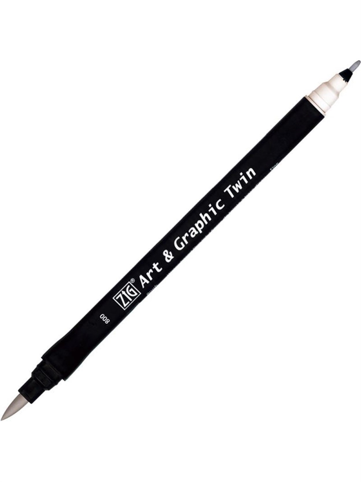 ZIG ART&GRAPHIC TWIN ÇİFT UÇLU ÇİZİM KALEMİ TUT-80 800 COOL GRAY 1