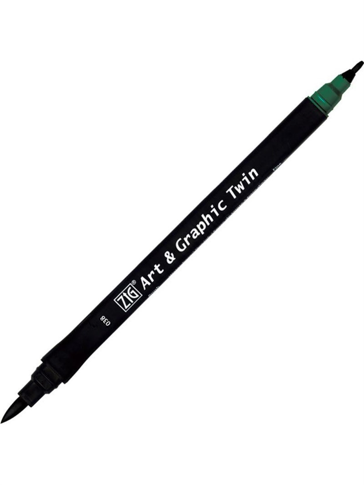 ZIG ART&GRAPHIC TWIN ÇİFT UÇLU ÇİZİM KALEMİ TUT-80 38 MARINE GREEN