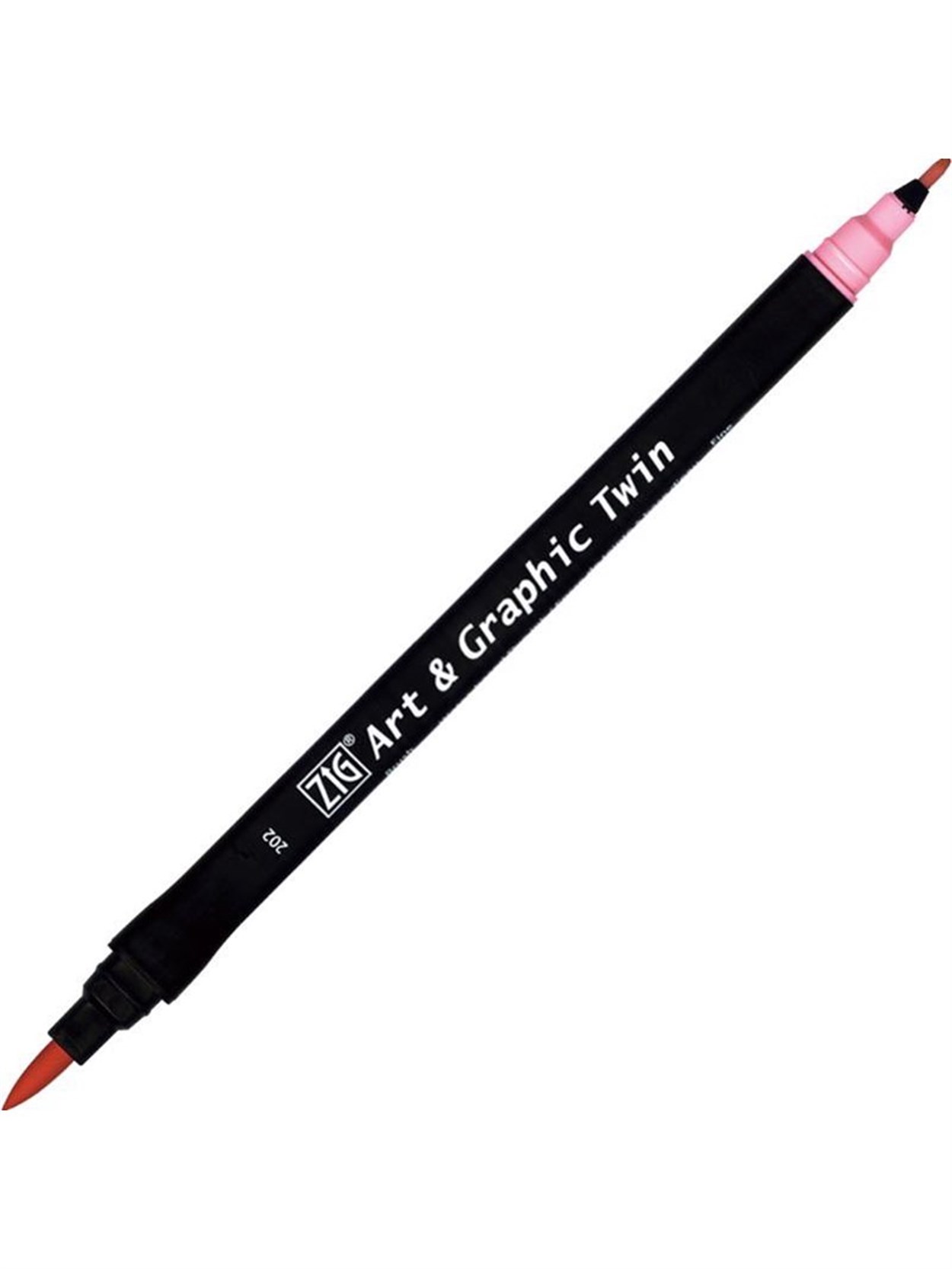 ZIG ART&GRAPHIC TWIN ÇİFT UÇLU ÇİZİM KALEMİ TUT-80 202 PEACH PINK