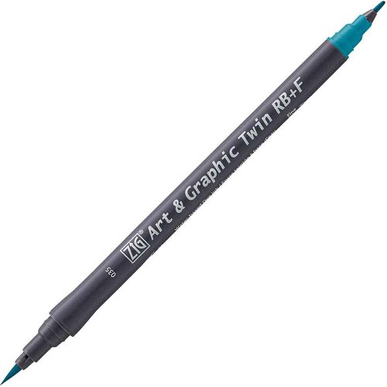 ZIG ART&GRAPHIC TWIN RB+F ÇİFT UÇLU ÇİZİM KALEMİ TUT-95 35 PERSIAN GREEN