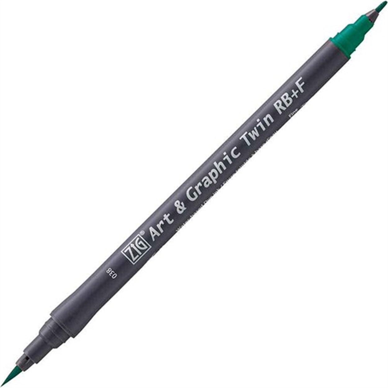 ZIG ART&GRAPHIC TWIN RB+F ÇİFT UÇLU ÇİZİM KALEMİ TUT-95 38 MARINE GREEN