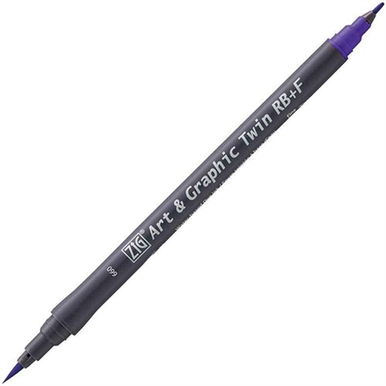 ZIG ART&GRAPHIC TWIN RB+F ÇİFT UÇLU ÇİZİM KALEMİ TUT-95 660 DEEP VIOLET