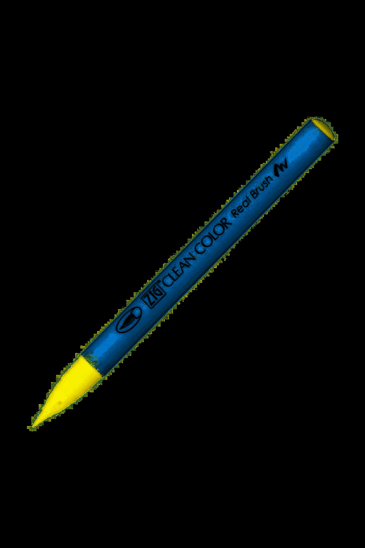 ZIG CLEAN COLOR REAL BRUSH FIRÇA UÇLU KALEM RB-6000AT 051 LM.YELLOW