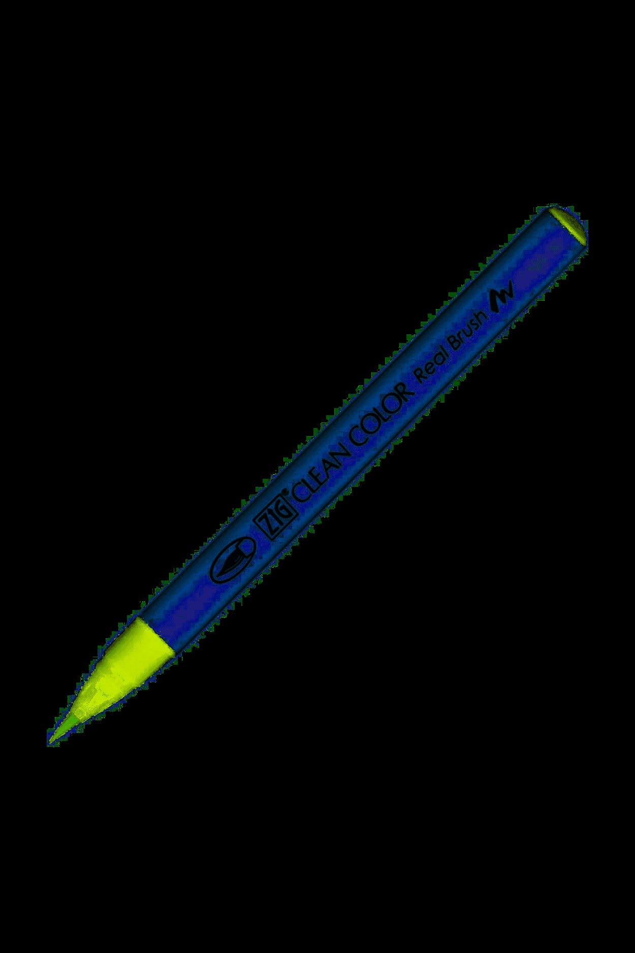 ZIG CLEAN COLOR REAL BRUSH FIRÇA UÇLU KALEM RB-6000AT 045 P.GREEN