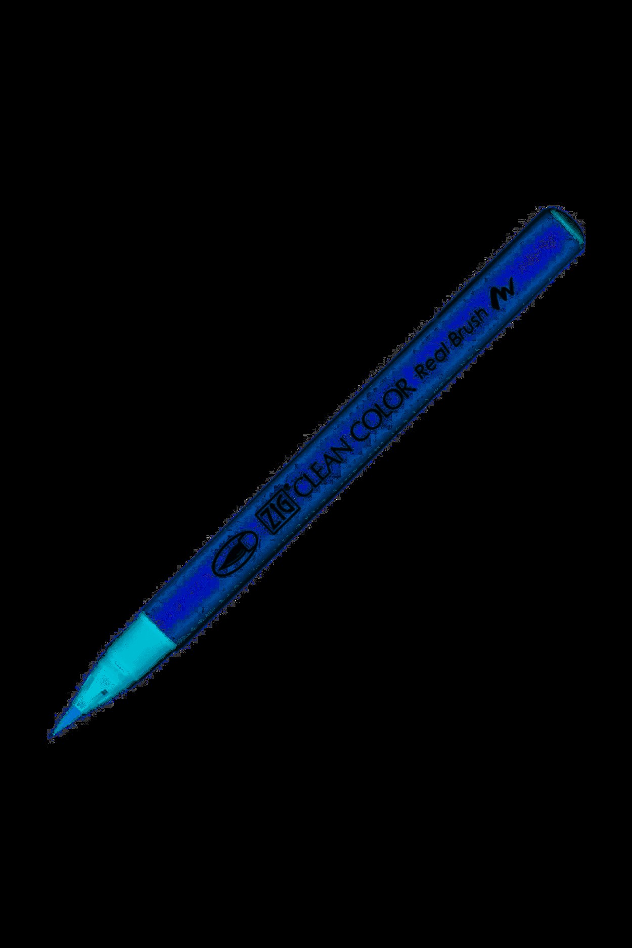 ZIG CLEAN COLOR REAL BRUSH FIRÇA UÇLU KALEM RB-6000AT 036 LT.BLUE