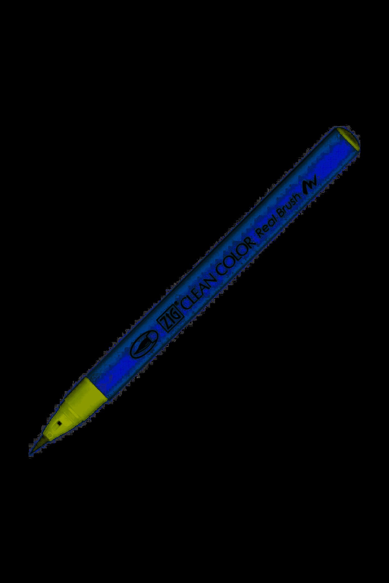 ZIG CLEAN COLOR REAL BRUSH FIRÇA UÇLU KALEM RB-6000AT 046 MID GREEN