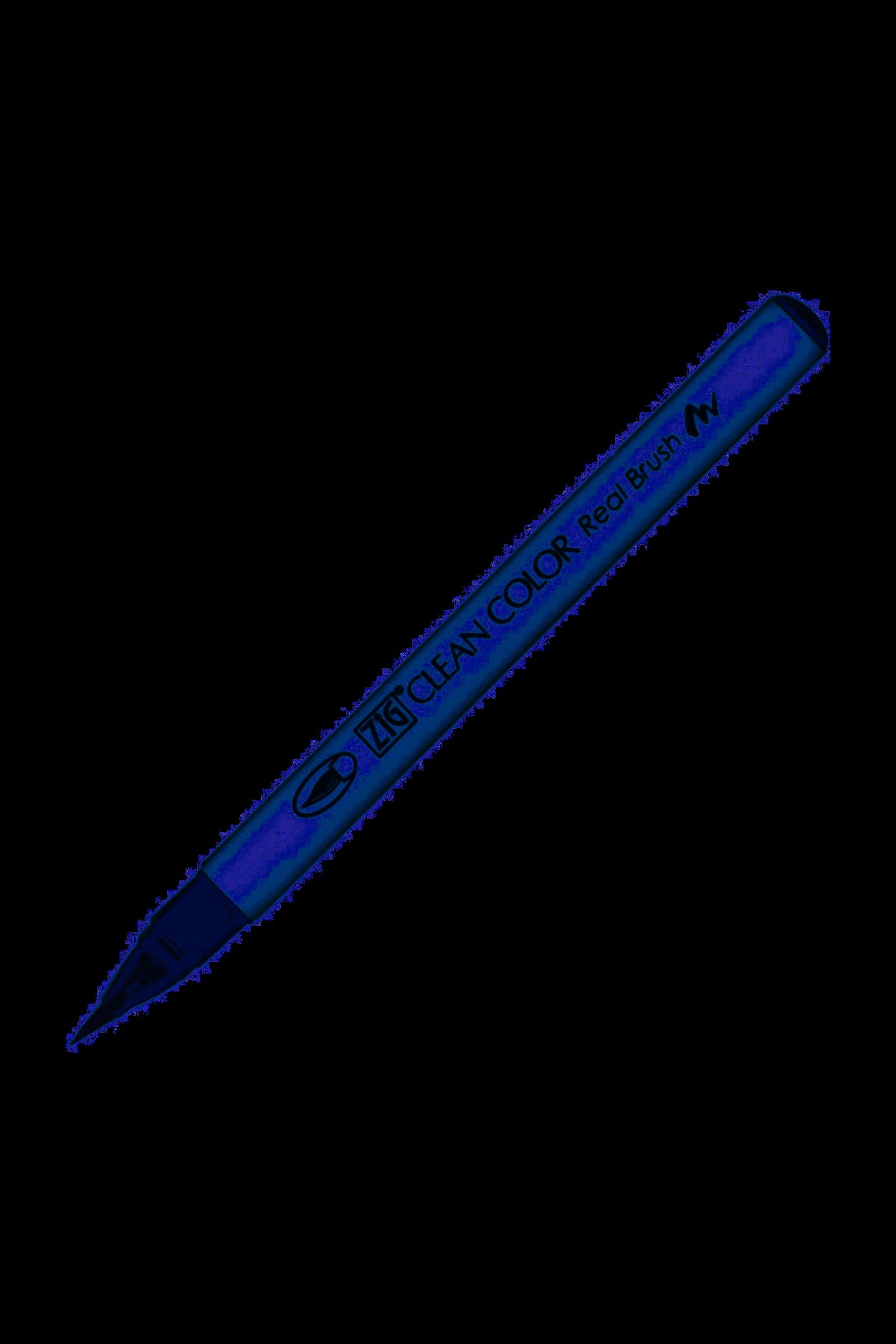 ZIG CLEAN COLOR REAL BRUSH FIRÇA UÇLU KALEM RB-6000AT 035 DEEP BLUE