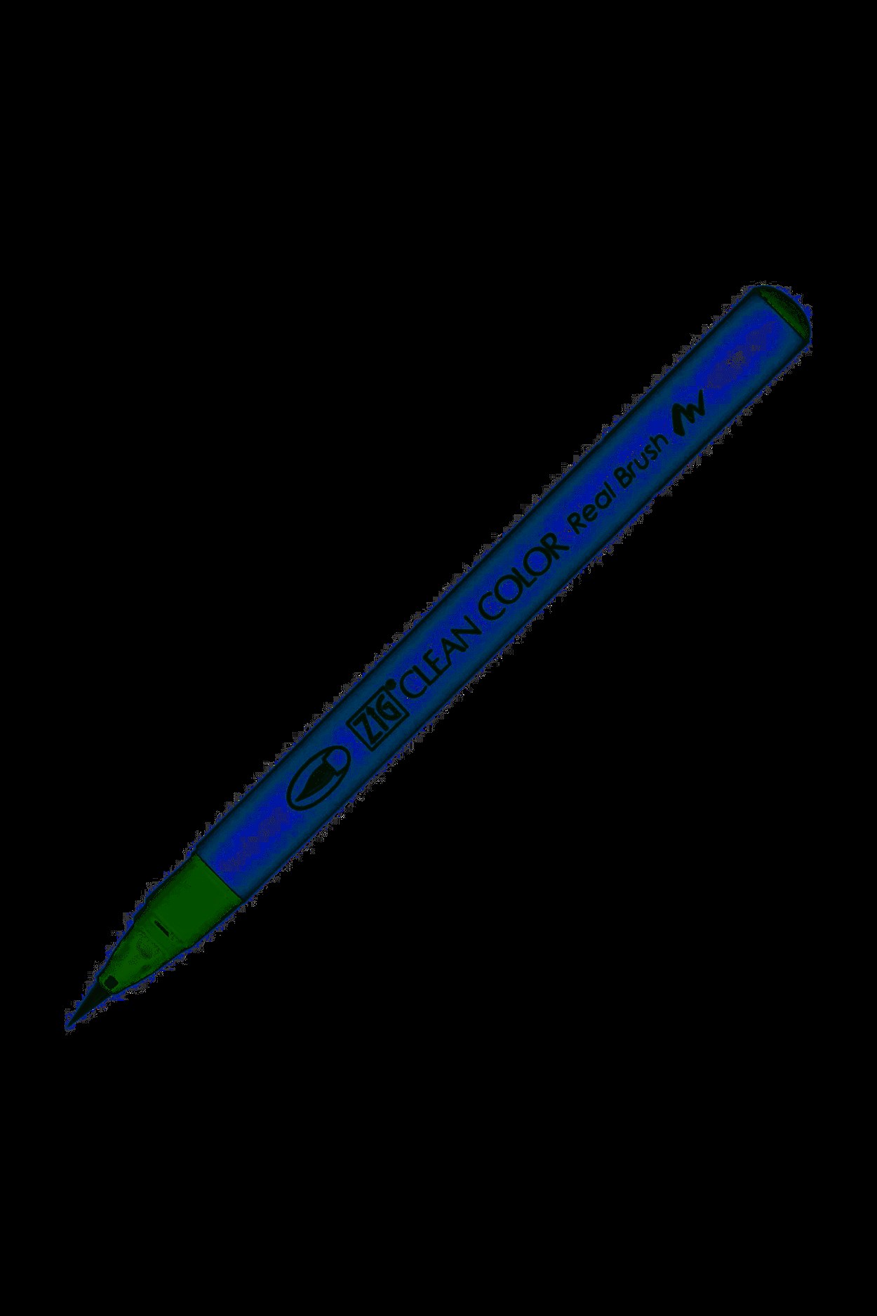 ZIG CLEAN COLOR REAL BRUSH FIRÇA UÇLU KALEM RB-6000AT 040 GREEN