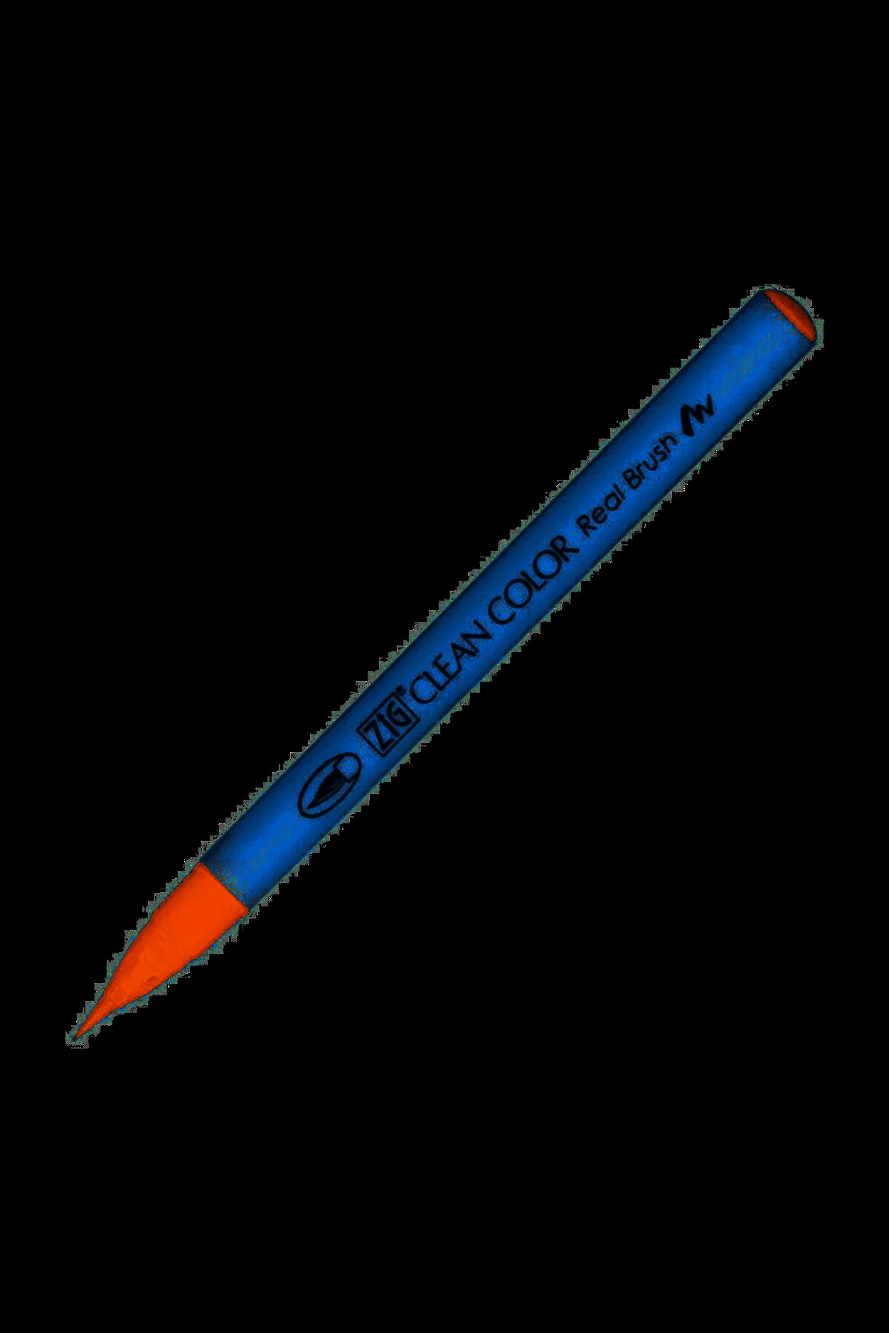 ZIG CLEAN COLOR REAL BRUSH FIRÇA UÇLU KALEM RB-6000AT 070 ORANGE