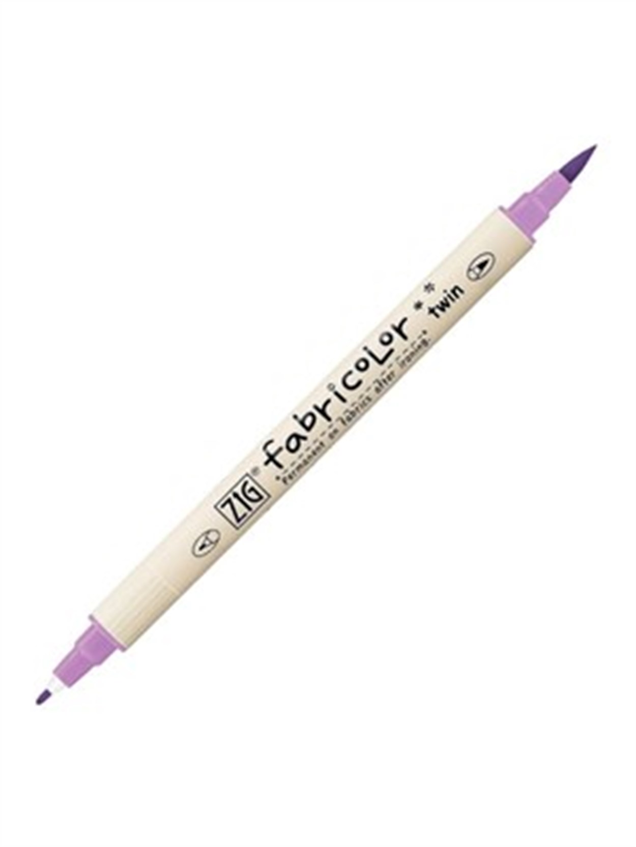 ZIG FABRICOLOR TWIN ÇİFT UÇLU KUMAŞ KALEMİ TC-4000 003 FL.PİNK